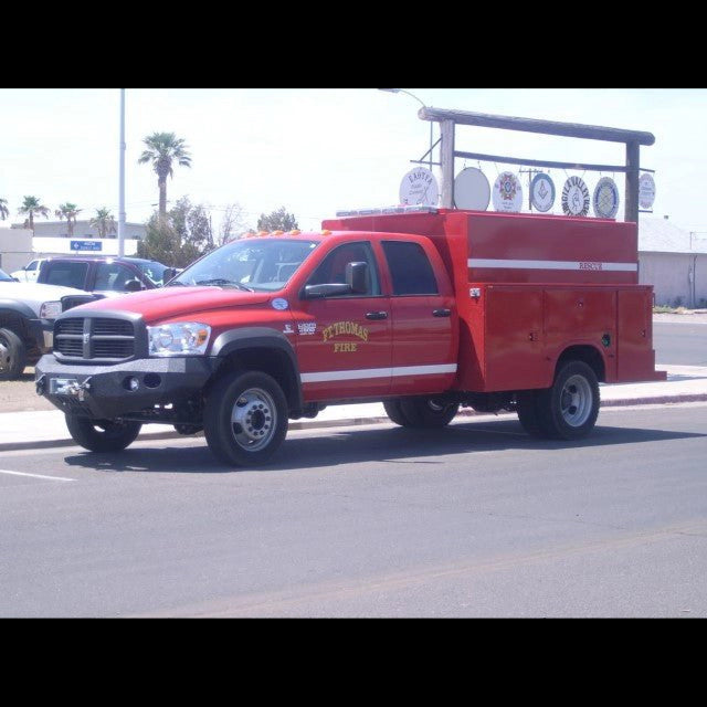 2006-2009 Dodge 4500/5500 Front Bumper With Fender Flare Adapters