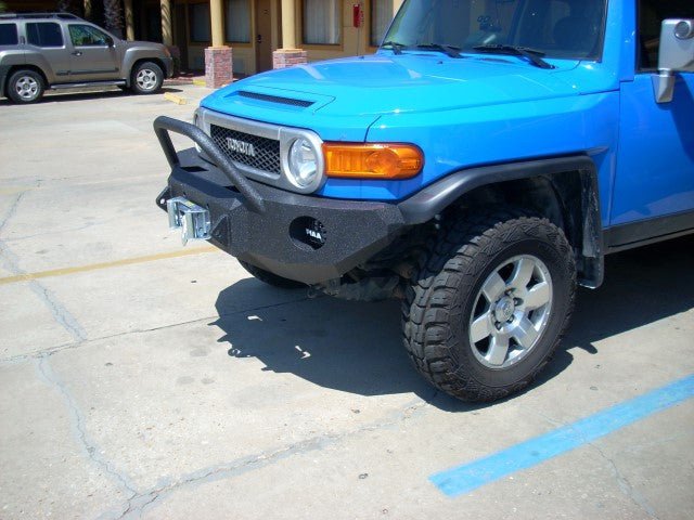 2006-2011 Toyota FJ Cruiser Front Bumper - Iron Bull BumpersFRONT IRON BUMPER