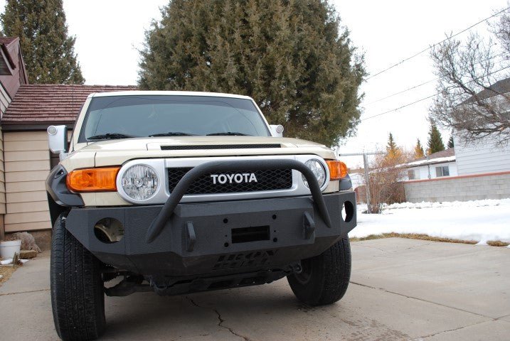 2006-2011 Toyota FJ Cruiser Front Bumper - Iron Bull BumpersFRONT IRON BUMPER