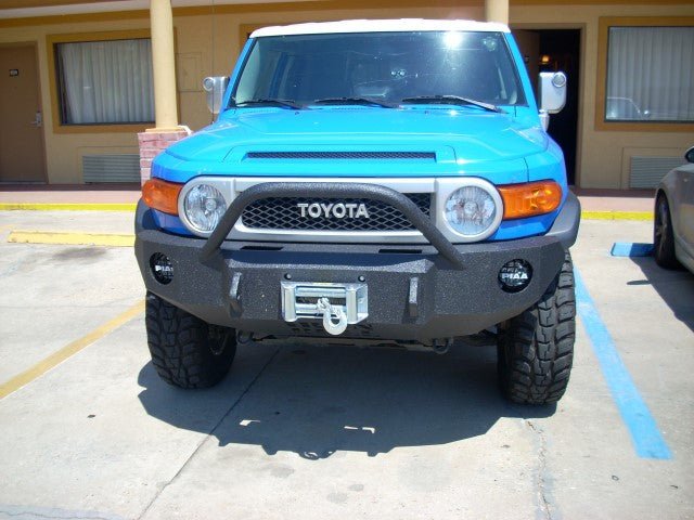 2006-2011 Toyota FJ Cruiser Front Bumper - Iron Bull BumpersFRONT IRON BUMPER