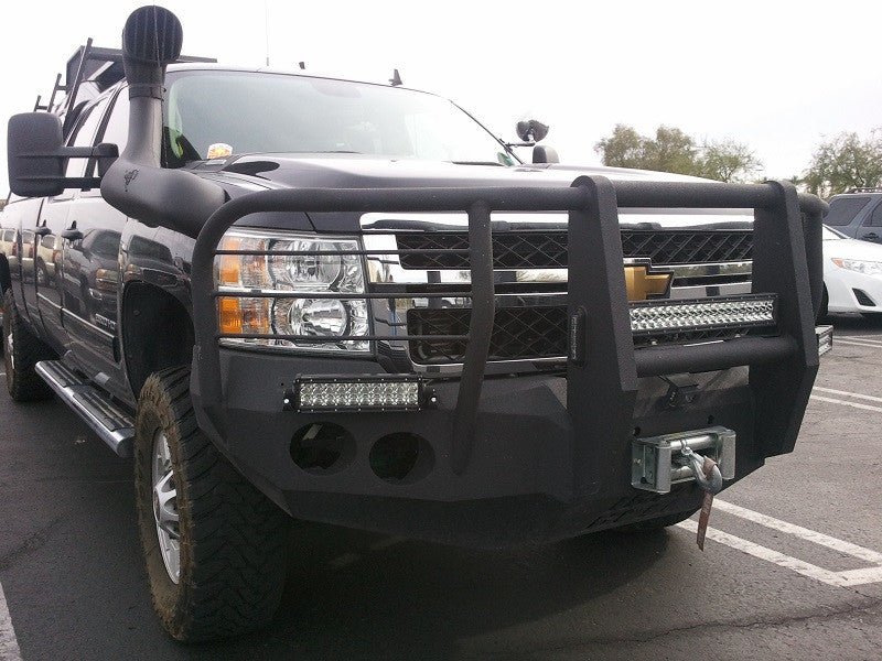 2007-2010 Chevrolet Silverado 2500/3500 Front Bumper - Iron Bull BumpersFRONT IRON BUMPER