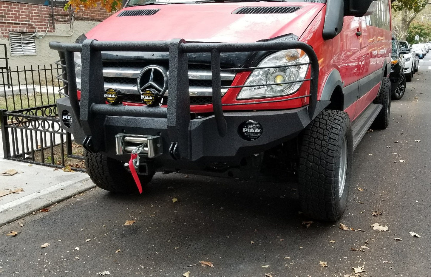 2007-2012 Dodge/Mercedes-Benz Sprinter Van Front Bumper - Iron Bull BumpersFRONT IRON BUMPER