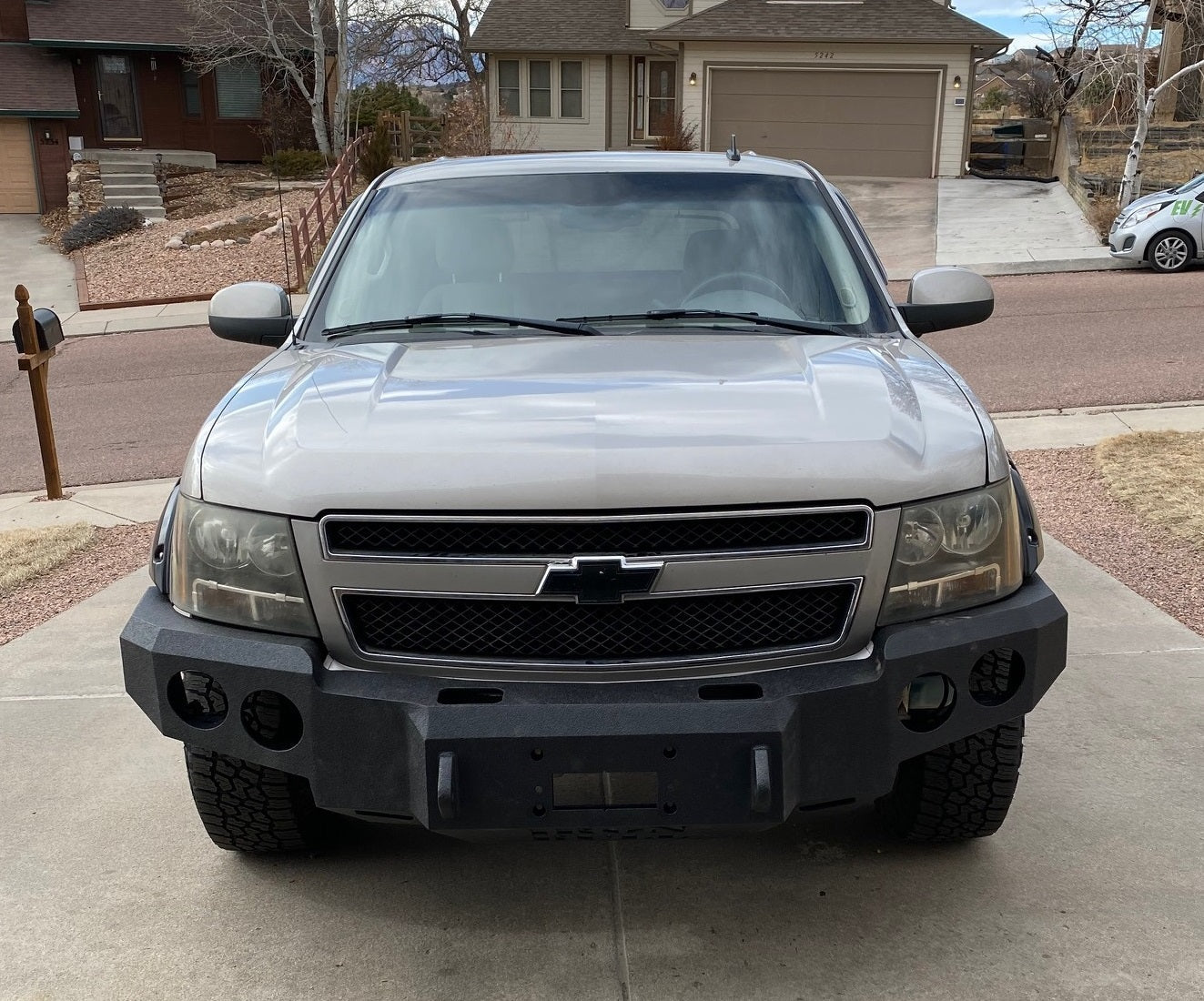 2007-2013 Chevrolet Avalanche Front Bumper - Iron Bull BumpersFRONT IRON BUMPER