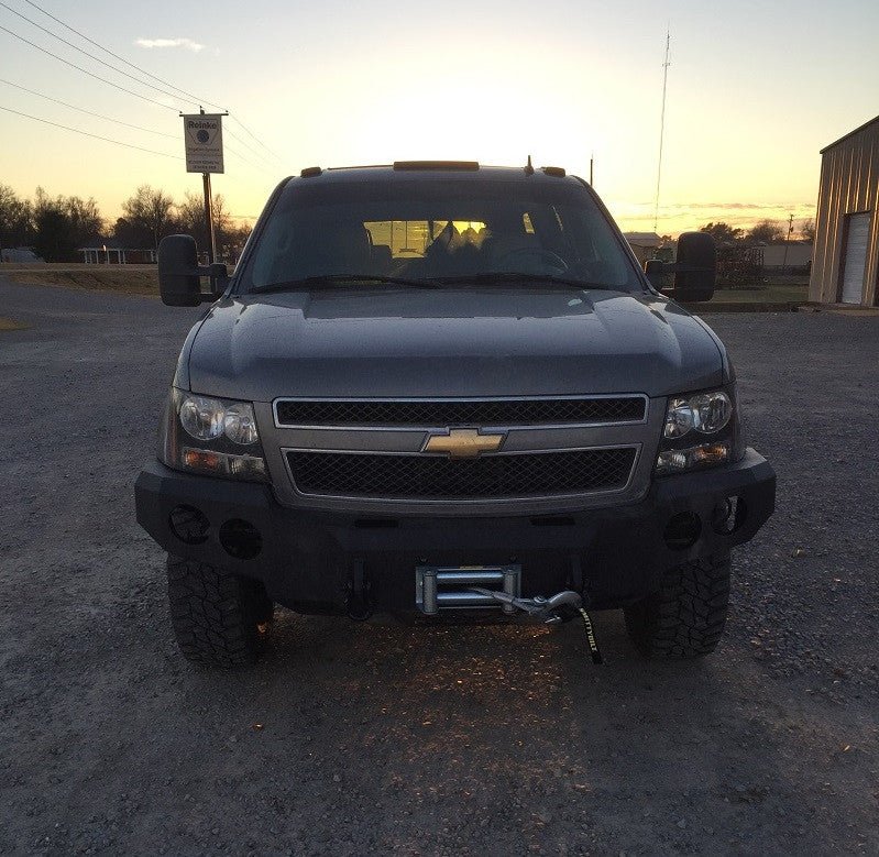 2007-2013 Chevrolet Avalanche Front Bumper - Iron Bull BumpersFRONT IRON BUMPER