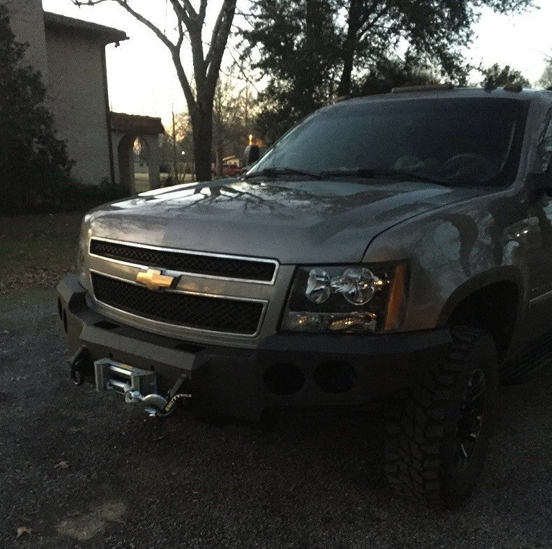 2007-2013 Chevrolet Avalanche Front Bumper - Iron Bull BumpersFRONT IRON BUMPER