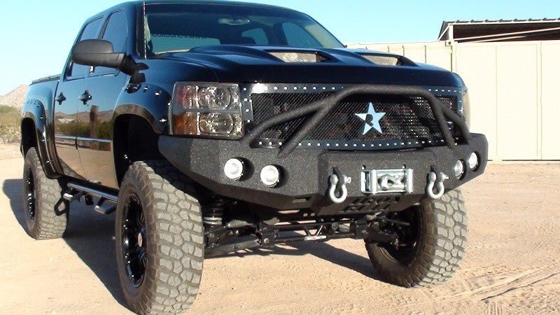 2007-2013 Chevrolet Silverado 1500 Front Bumper - Iron Bull BumpersFRONT IRON BUMPER