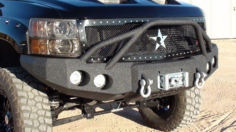 2007-2013 Chevrolet Silverado 1500 Front Bumper - Iron Bull BumpersFRONT IRON BUMPER