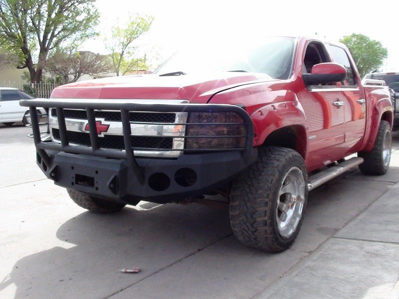 2007-2013 Chevrolet Silverado 1500 Front Bumper - Iron Bull BumpersFRONT IRON BUMPER