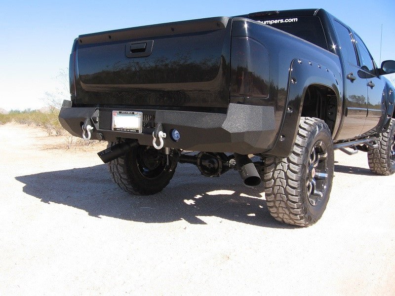 2007-2013 Chevrolet Silverado 1500 Rear Bumper | Parking Sensor Cutouts Available - Iron Bull BumpersREAR IRON BUMPER