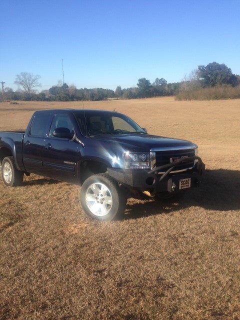 2007-2013 GMC Sierra 1500 Front Bumper - Iron Bull BumpersFRONT IRON BUMPER