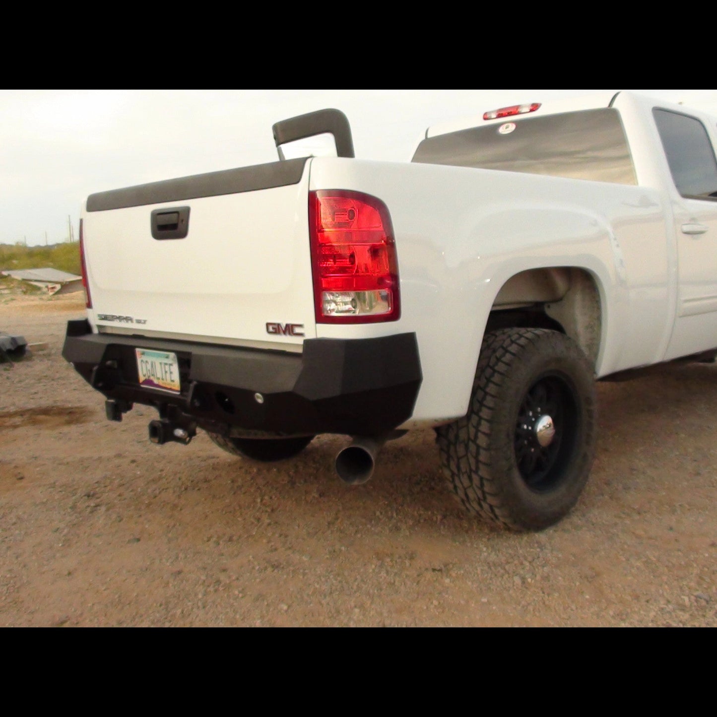 2007-2013 GMC Sierra 1500 Rear Bumper | Parking Sensor Cutouts Available - Iron Bull BumpersREAR IRON BUMPER