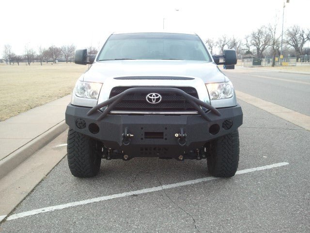 2007-2013 Toyota Tundra Front Bumper | Parking Sensor Cutouts Available - Iron Bull BumpersFRONT IRON BUMPER