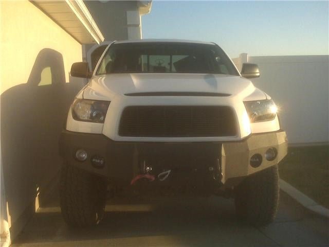 2007-2013 Toyota Tundra Front Bumper | Parking Sensor Cutouts Available - Iron Bull BumpersFRONT IRON BUMPER