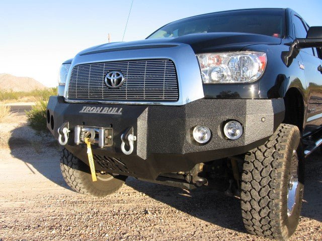 2007-2013 Toyota Tundra Front Bumper | Parking Sensor Cutouts Available - Iron Bull BumpersFRONT IRON BUMPER