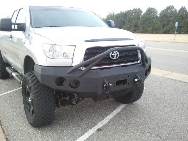 2007-2013 Toyota Tundra Front Bumper | Parking Sensor Cutouts Available - Iron Bull BumpersFRONT IRON BUMPER