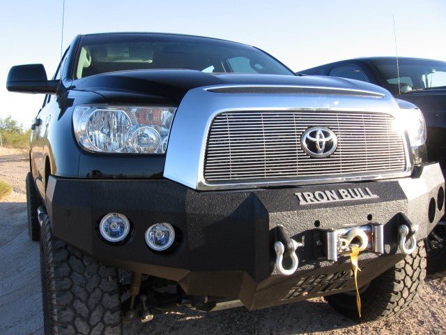 2007-2013 Toyota Tundra Front Bumper | Parking Sensor Cutouts Available - Iron Bull BumpersFRONT IRON BUMPER