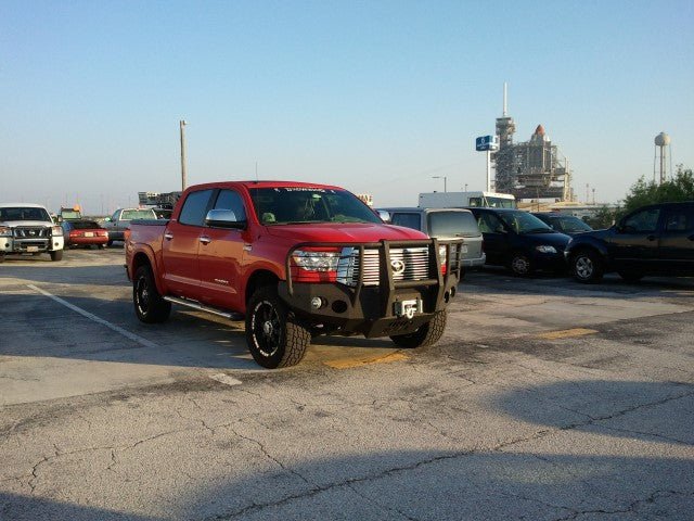 2007-2013 Toyota Tundra Front Bumper | Parking Sensor Cutouts Available - Iron Bull BumpersFRONT IRON BUMPER