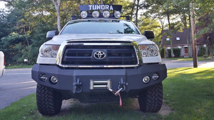 2007-2013 Toyota Tundra Front Bumper | Parking Sensor Cutouts Available - Iron Bull BumpersFRONT IRON BUMPER