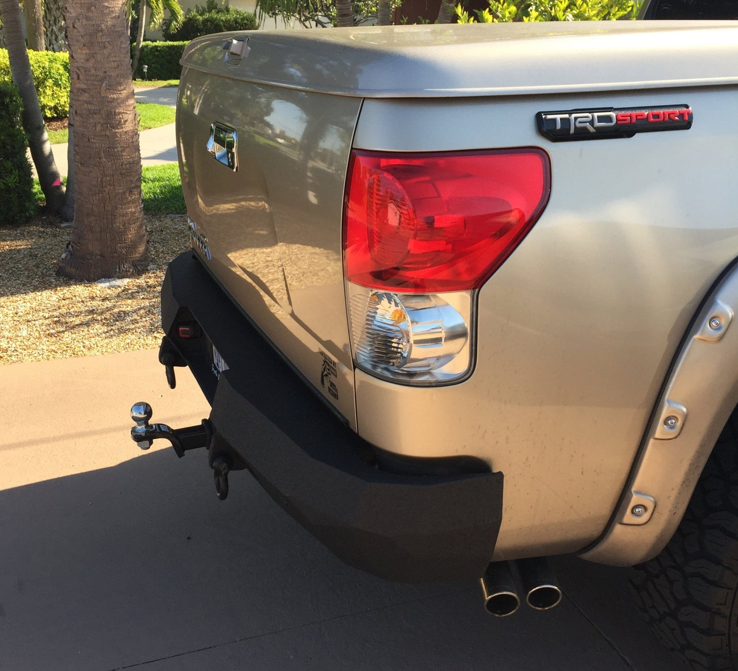 2007-2013 Toyota Tundra Rear Bumper | Parking Sensor Cutouts Available - Iron Bull BumpersREAR IRON BUMPER