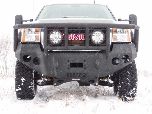 2007-2014 GMC Sierra 2500/3500 Front Bumper - Front Truck Winch Bumper