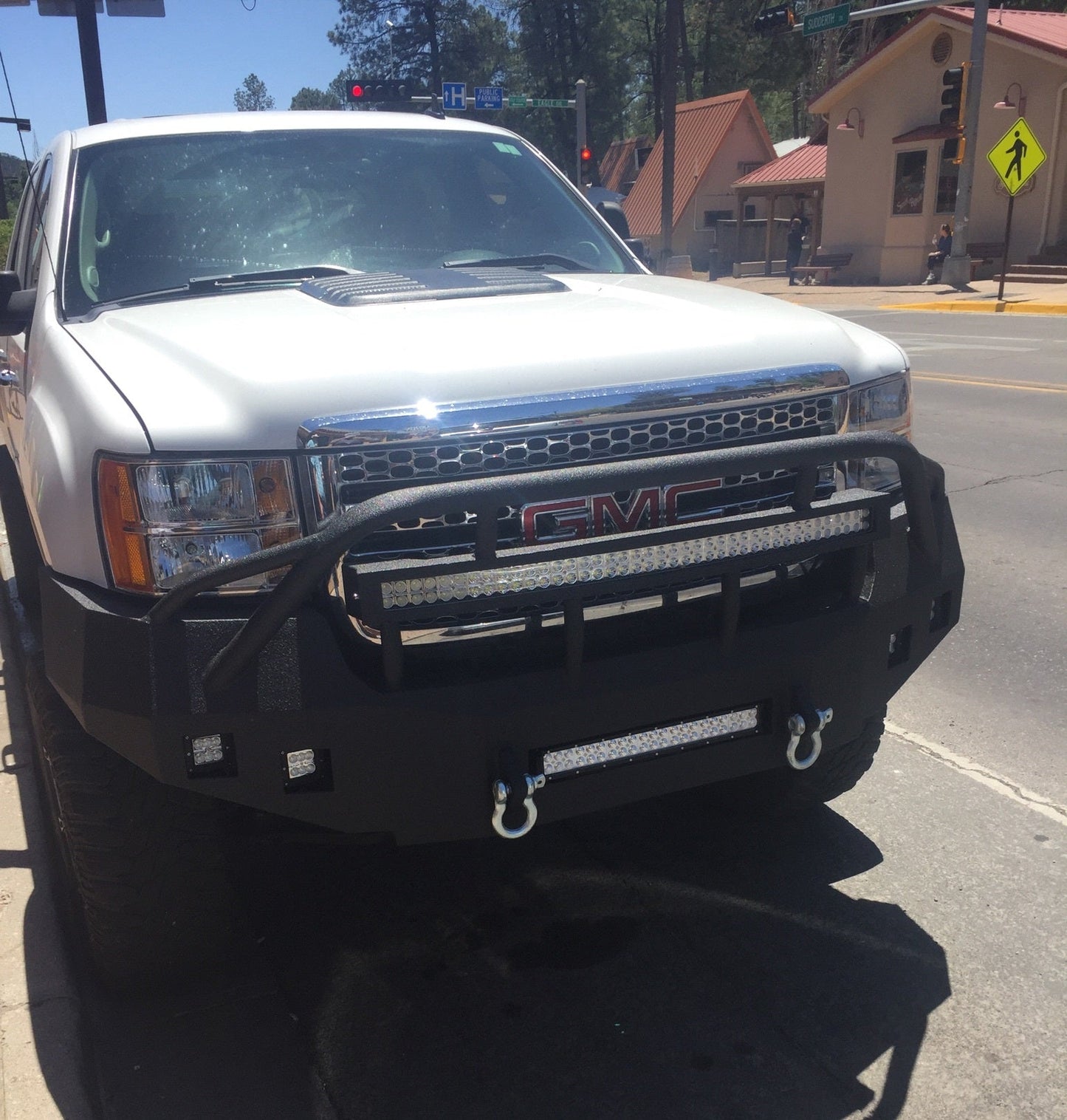 2007-2014 GMC Sierra 2500/3500 Front Bumper - Front Truck Winch Bumper