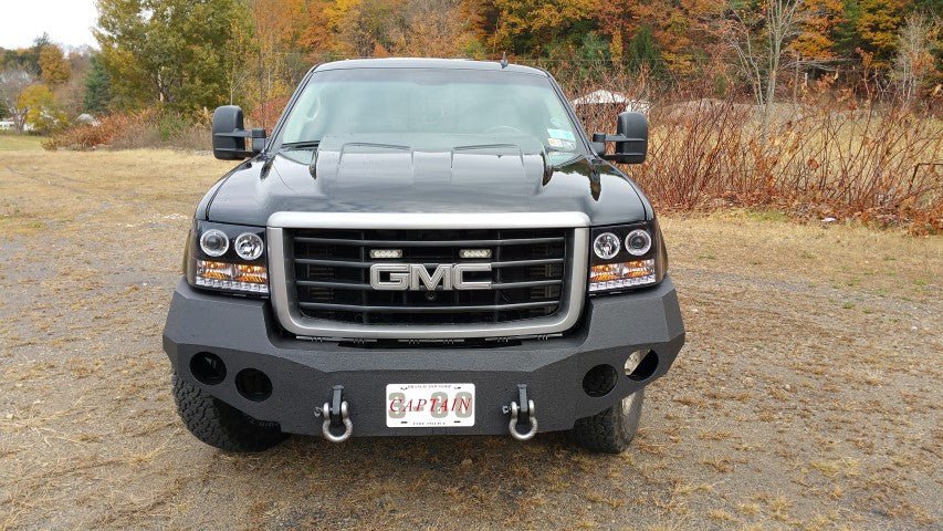 2007-2014 GMC Sierra 2500/3500 Front Bumper - Iron Bull BumpersFRONT IRON BUMPER