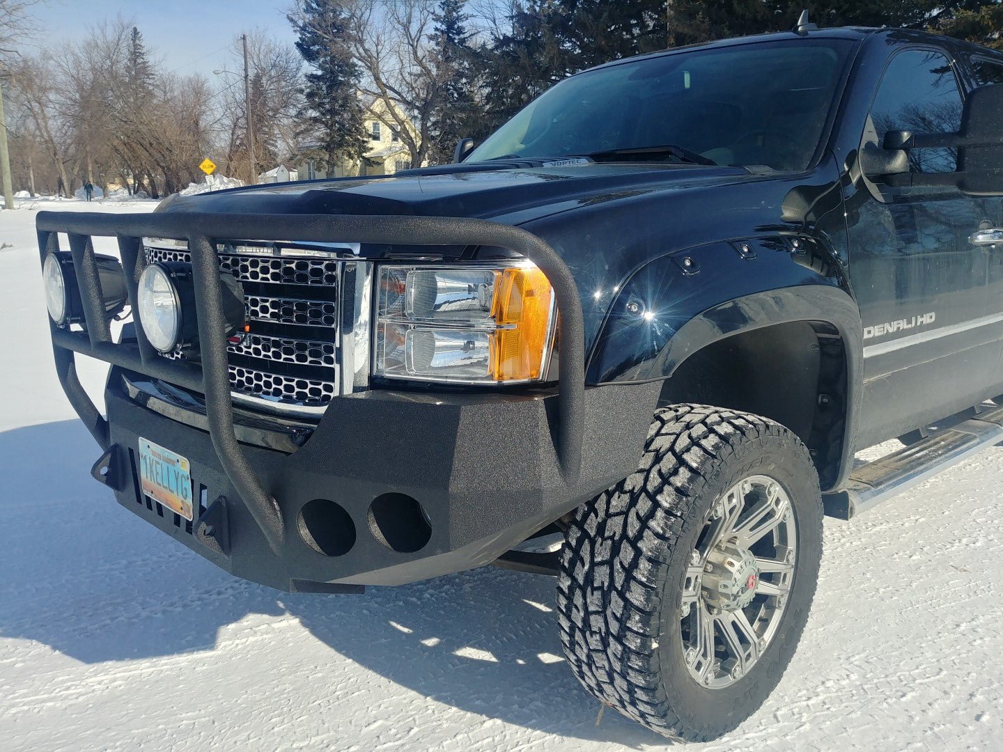 2007-2014 GMC Sierra 2500/3500 Front Bumper - Front Truck Winch Bumper