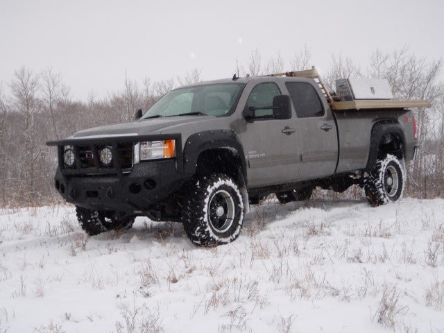 2007-2014 GMC Sierra 2500/3500 Front Bumper - Iron Bull BumpersFRONT IRON BUMPER