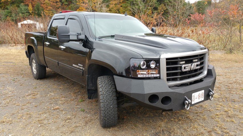 2007-2014 GMC Sierra 2500/3500 Front Bumper - Iron Bull BumpersFRONT IRON BUMPER