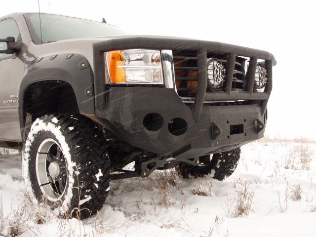 2007-2014 GMC Sierra 2500/3500 Front Bumper - Front Truck Winch Bumper