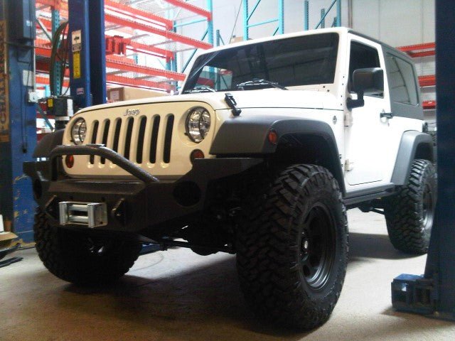 2007-2017 Jeep JK Wrangler Front Bumper - Iron Bull BumpersFRONT IRON BUMPER