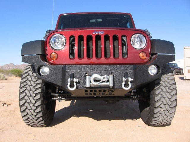 2007-2017 Jeep JK Wrangler Front Bumper - Iron Bull BumpersFRONT IRON BUMPER