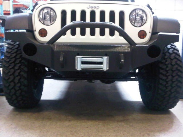 2007-2017 Jeep JK Wrangler Front Bumper - Iron Bull BumpersFRONT IRON BUMPER