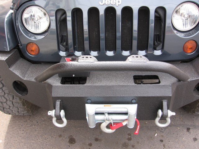 2007-2017 Jeep JK Wrangler Front Bumper - Iron Bull BumpersFRONT IRON BUMPER