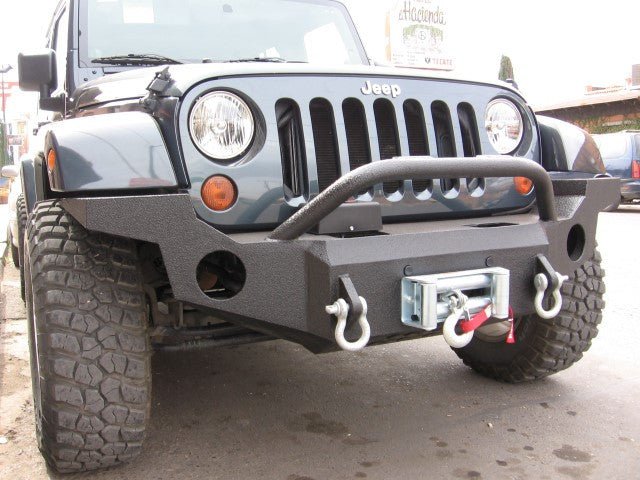 2007-2017 Jeep JK Wrangler Front Bumper - Iron Bull BumpersFRONT IRON BUMPER