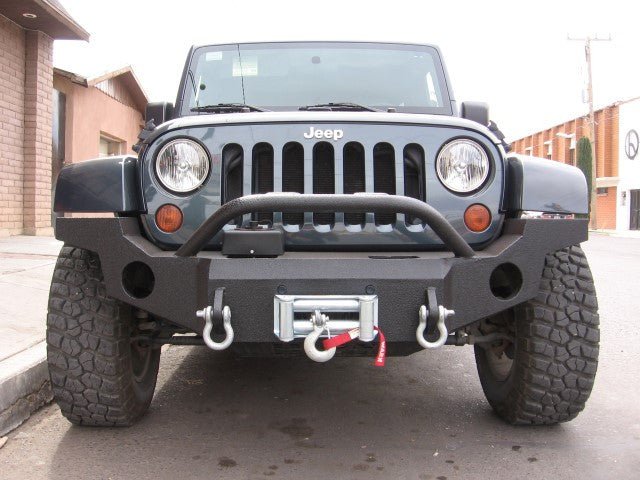 2007-2017 Jeep JK Wrangler Front Bumper - Iron Bull BumpersFRONT IRON BUMPER