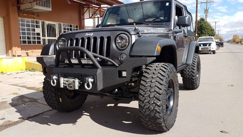 2007-2017 Jeep JK Wrangler Front Bumper - Iron Bull BumpersFRONT IRON BUMPER