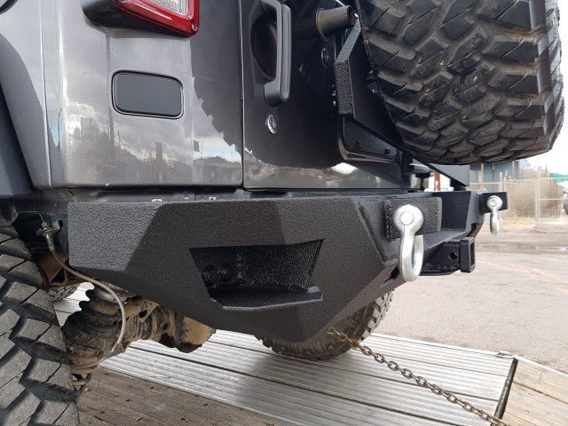 2007-2017 Jeep JK Wrangler Rear Bumper - Iron Bull BumpersREAR IRON BUMPER