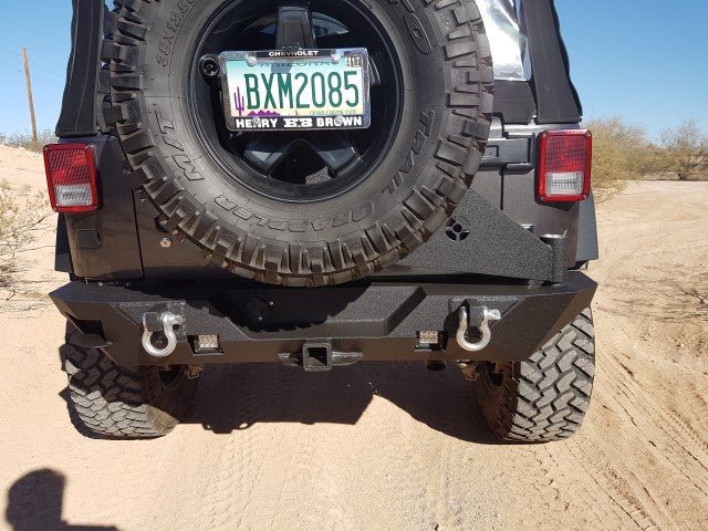 2007-2017 Jeep JK Wrangler Rear Bumper - Iron Bull BumpersREAR IRON BUMPER