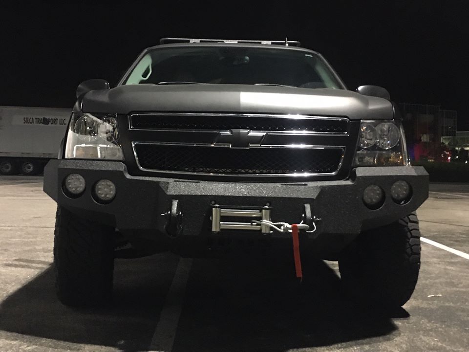 2007-2014 Chevrolet Tahoe / Suburban Front Bumper - Front Truck Winch Bumper