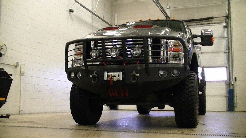 2008-2010 Ford F250/F350 Front Bumper - Iron Bull BumpersFRONT IRON BUMPER