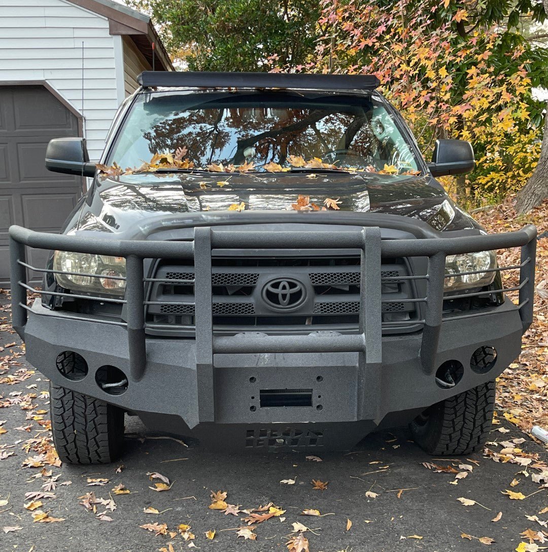 2008-2019 Toyota Sequoia Front Bumper | Parking Sensor Cutouts Available - Iron Bull BumpersFRONT IRON BUMPER