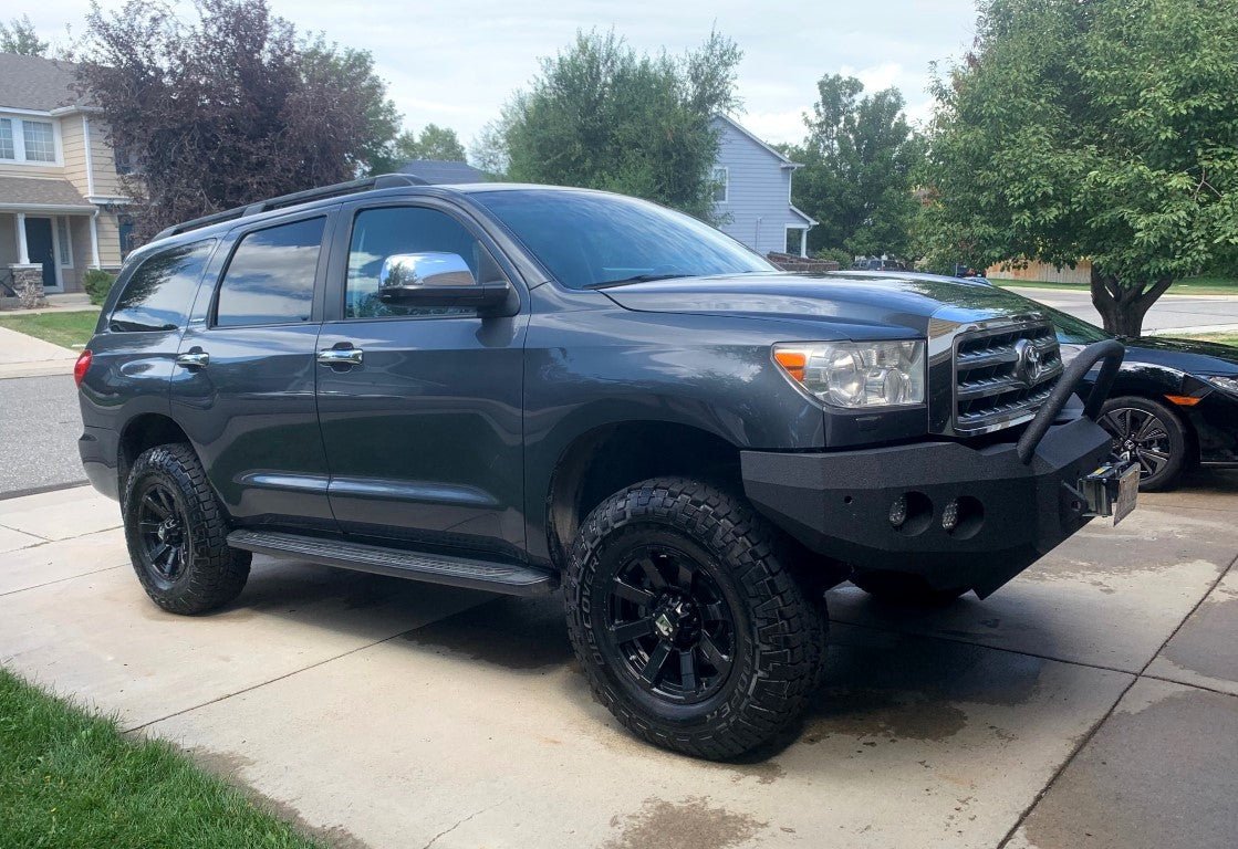 2008-2019 Toyota Sequoia Front Bumper | Parking Sensor Cutouts Available - Iron Bull BumpersFRONT IRON BUMPER