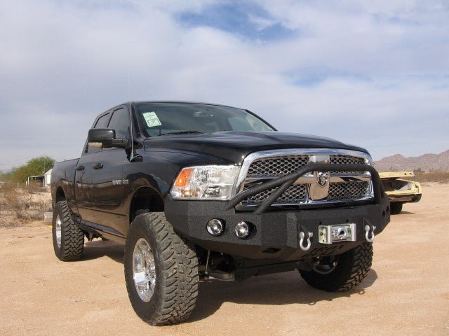 2009-2012 RAM 1500 Front Bumper - Iron Bull BumpersFRONT IRON BUMPER