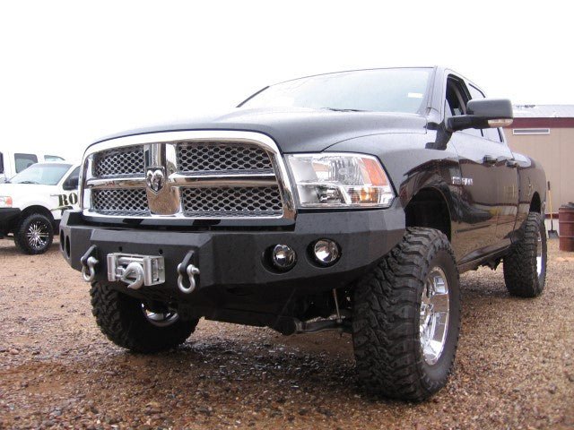 2009-2012 RAM 1500 Front Bumper - Iron Bull BumpersFRONT IRON BUMPER