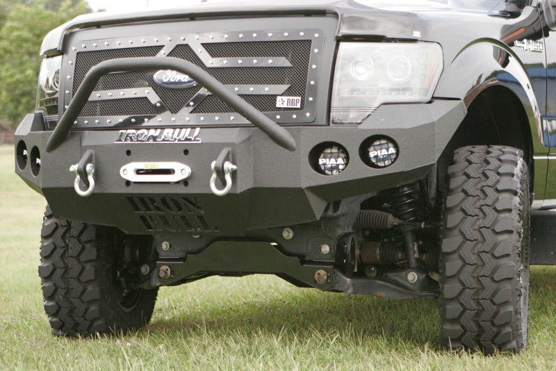 2009-2014 Ford F150 Front Bumper - Iron Bull BumpersFRONT IRON BUMPER