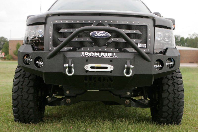 2009-2014 Ford F150 Front Bumper - Iron Bull BumpersFRONT IRON BUMPER