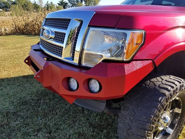 2009-2014 Ford F150 Front Bumper - Iron Bull BumpersFRONT IRON BUMPER