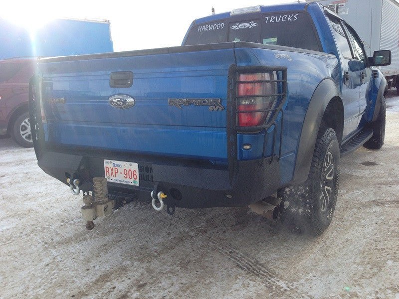 2009-2014 Ford F150 Rear Bumper | Parking Sensor Cutouts Available - Iron Bull BumpersREAR IRON BUMPER