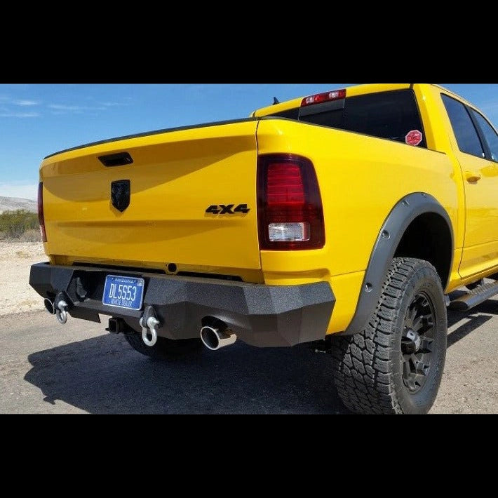 2012 dodge ram 1500 hot sale rear bumper dual exhaust